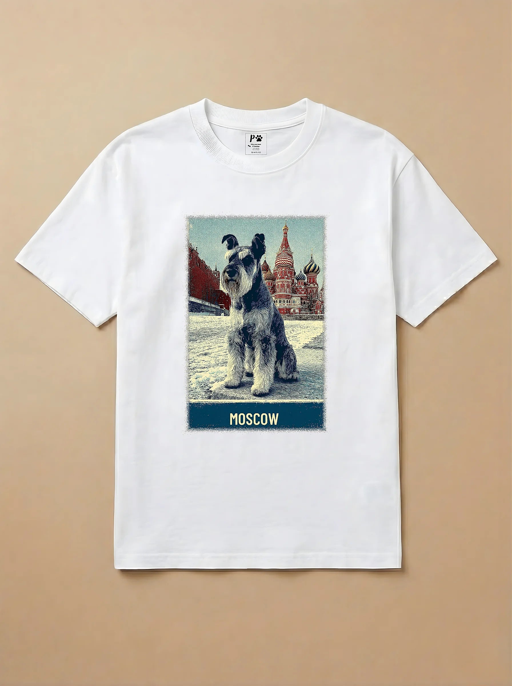 Camisa Schnauzer em Moscou