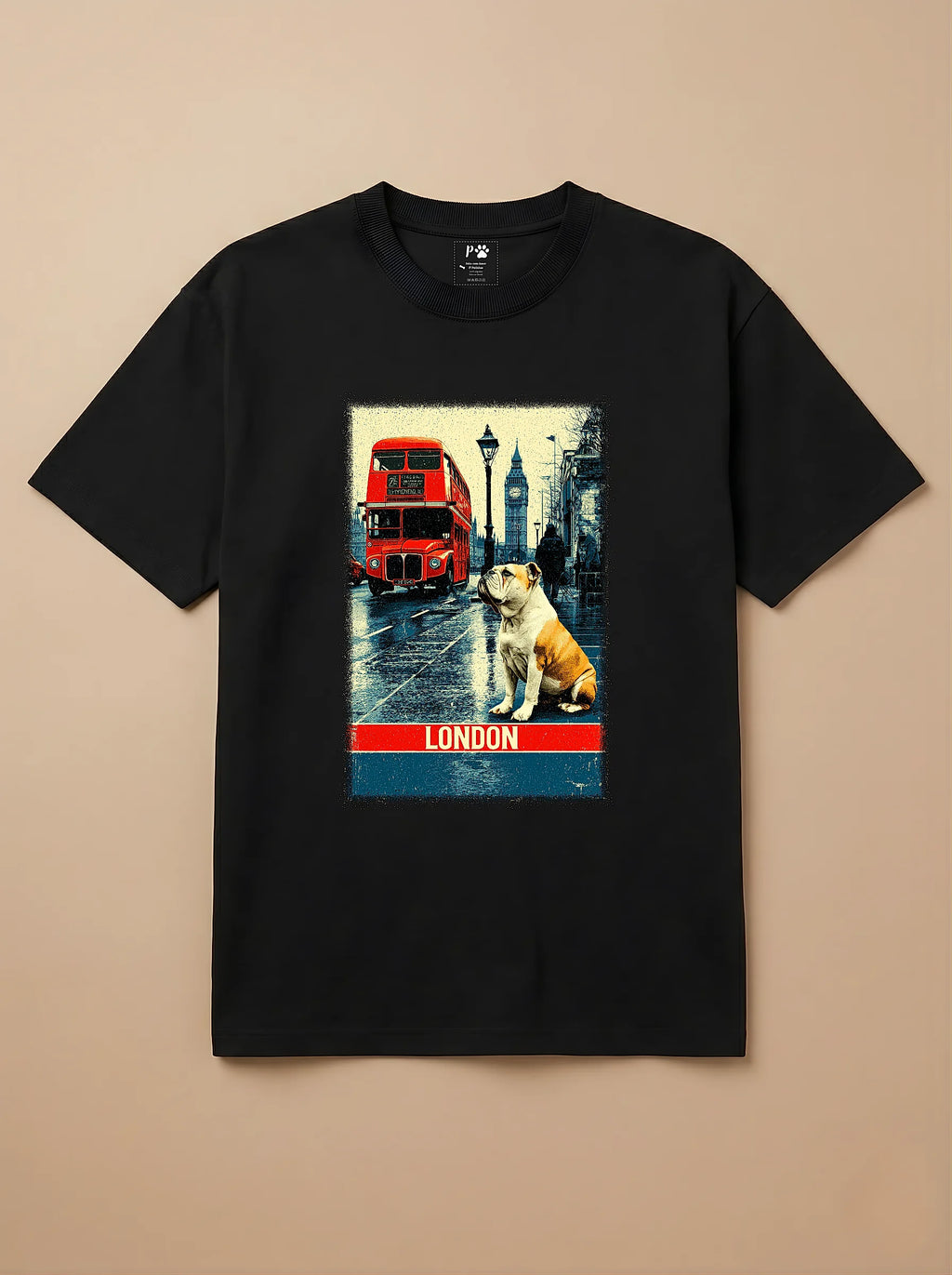 Camisa Bulldog Inglês em Londres