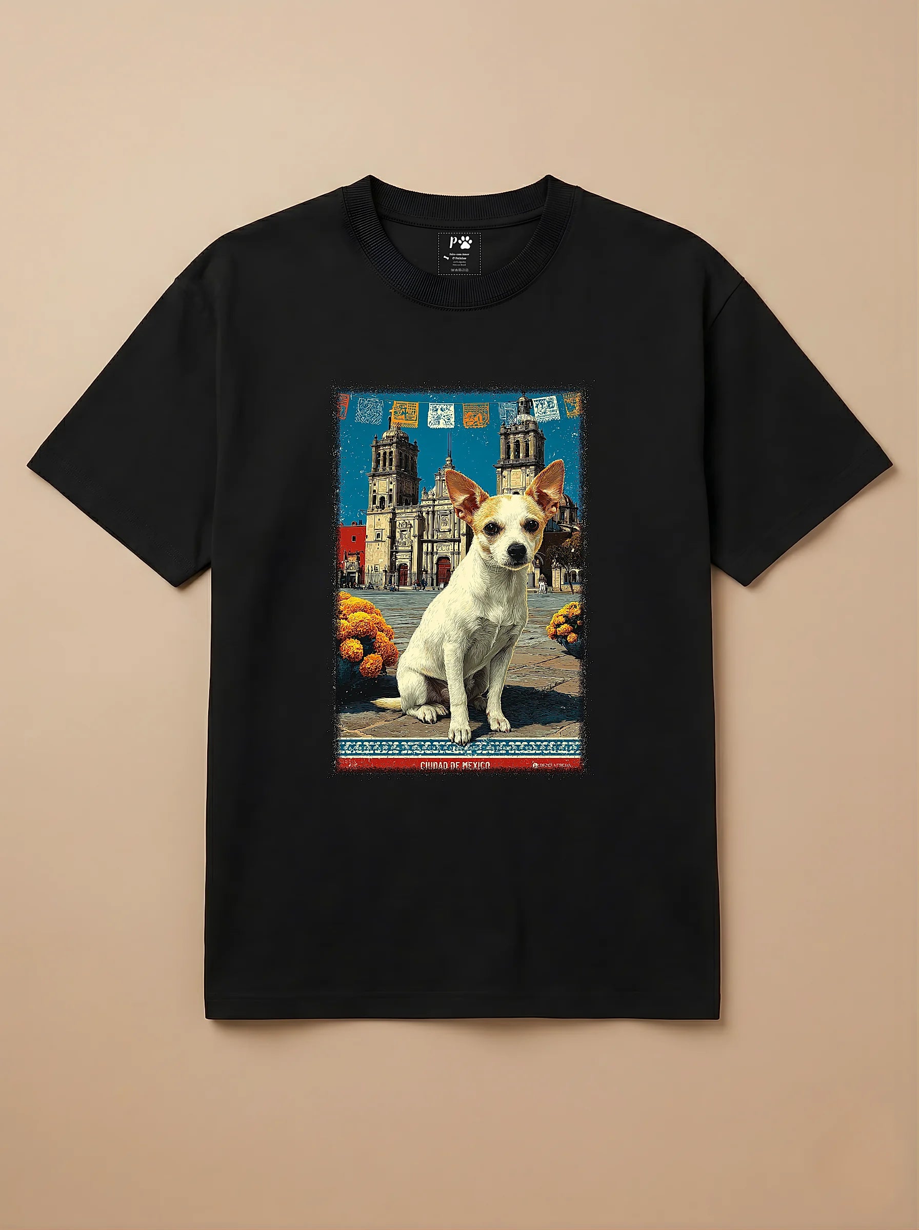 Camisa Chihuahua na Cidade do México