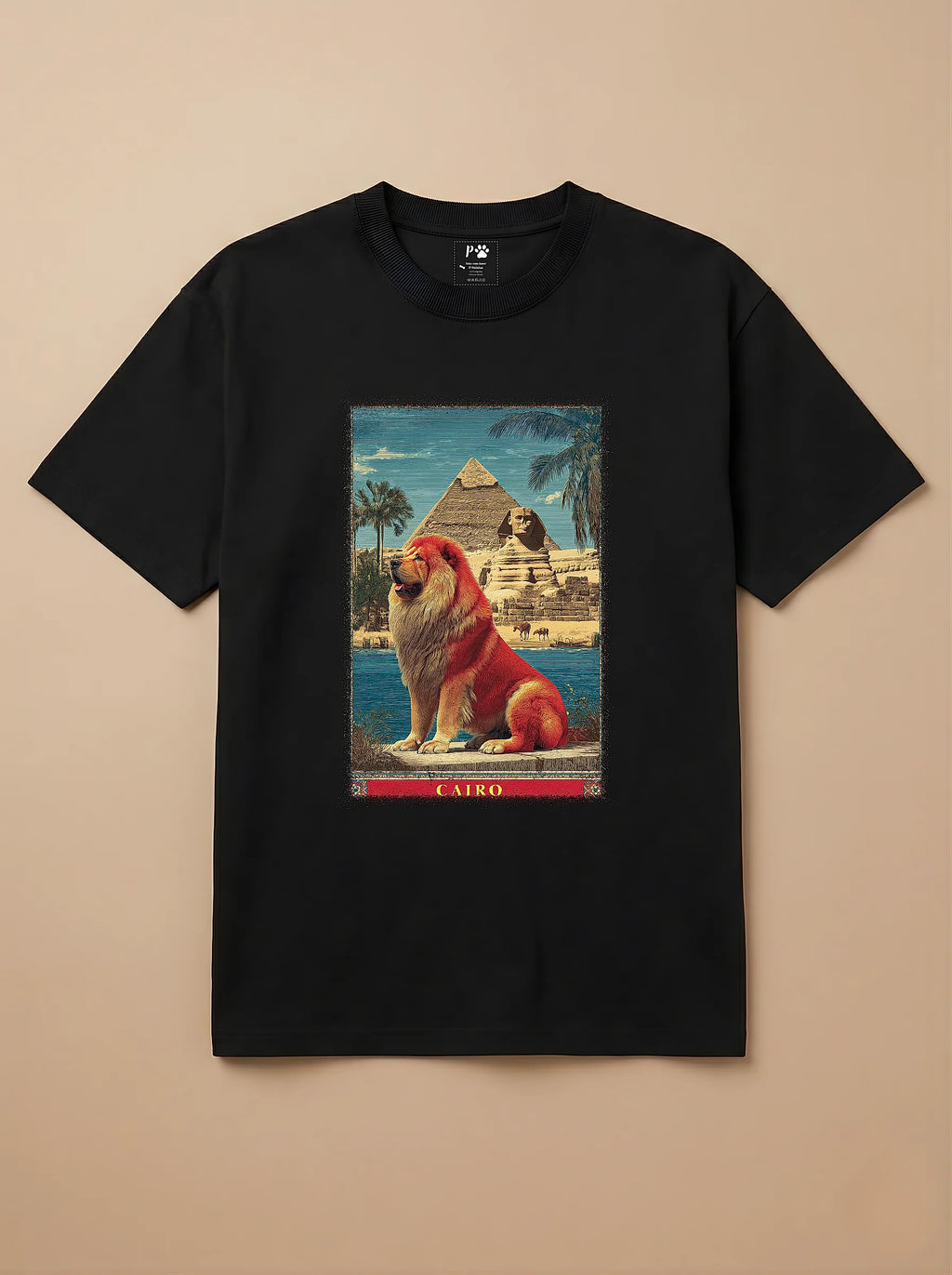 Camisa Chow Chow no Cairo