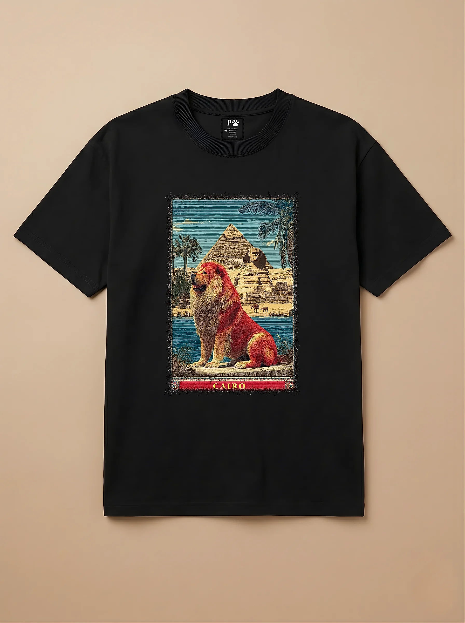 Camisa Chow Chow no Cairo