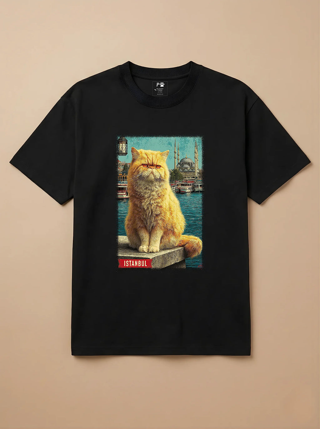 Camisa Gato Persa em Istambul
