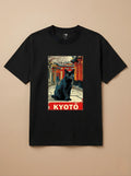 Camisa Gato Preto em Kyoto