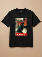 Camisa Gato Preto em Kyoto