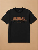 Camisa Oversized College - Gato de Bengala