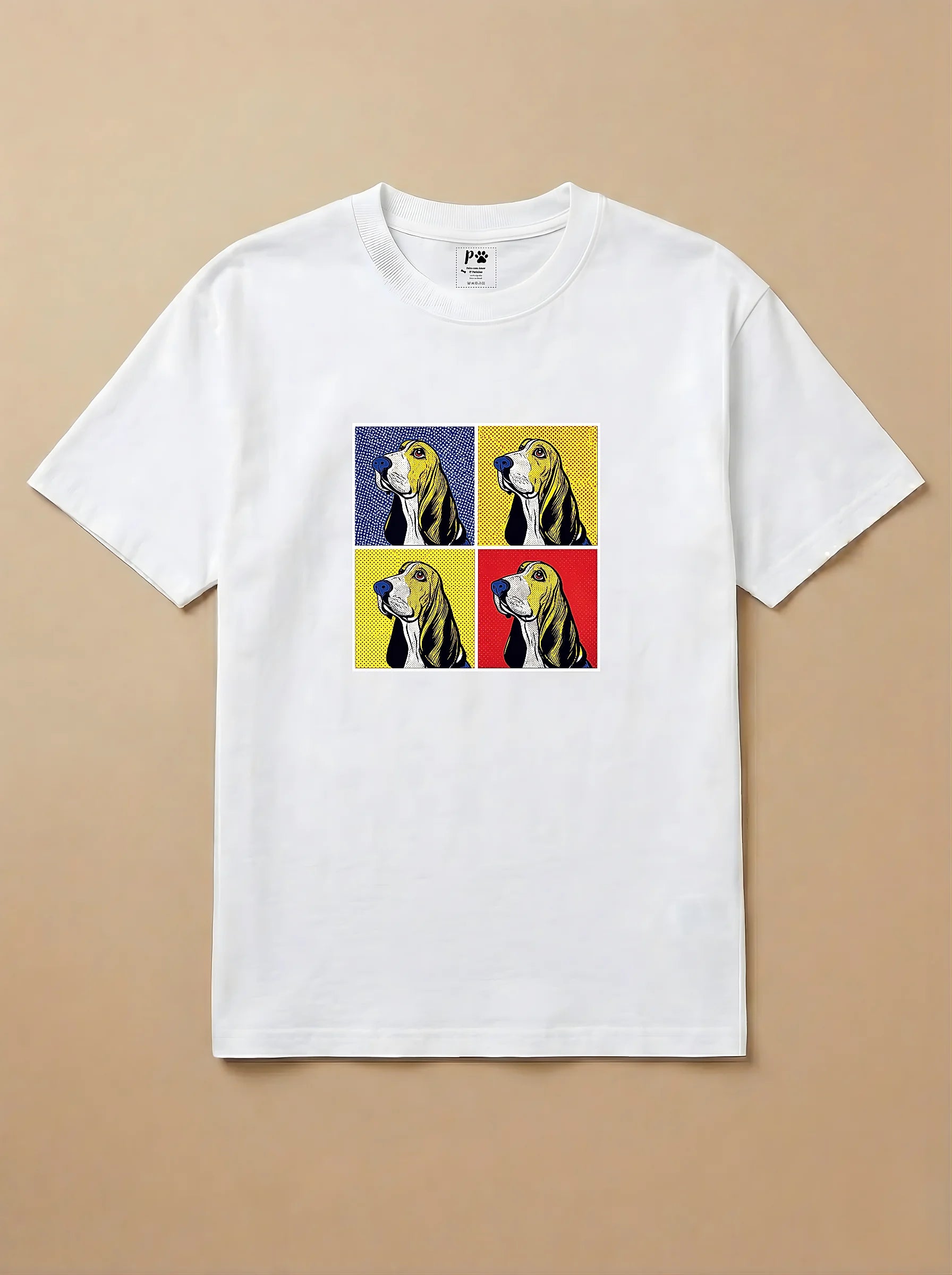 Camisa Quadrinhos - Basset Hound