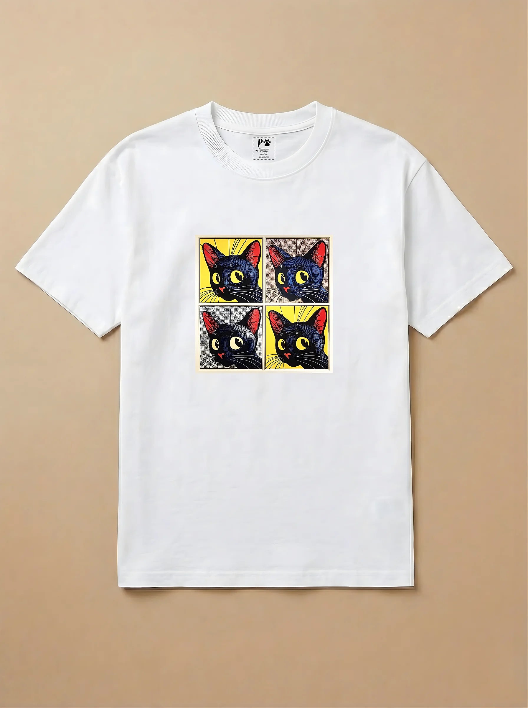 Camisa Quadrinhos - Gato Preto