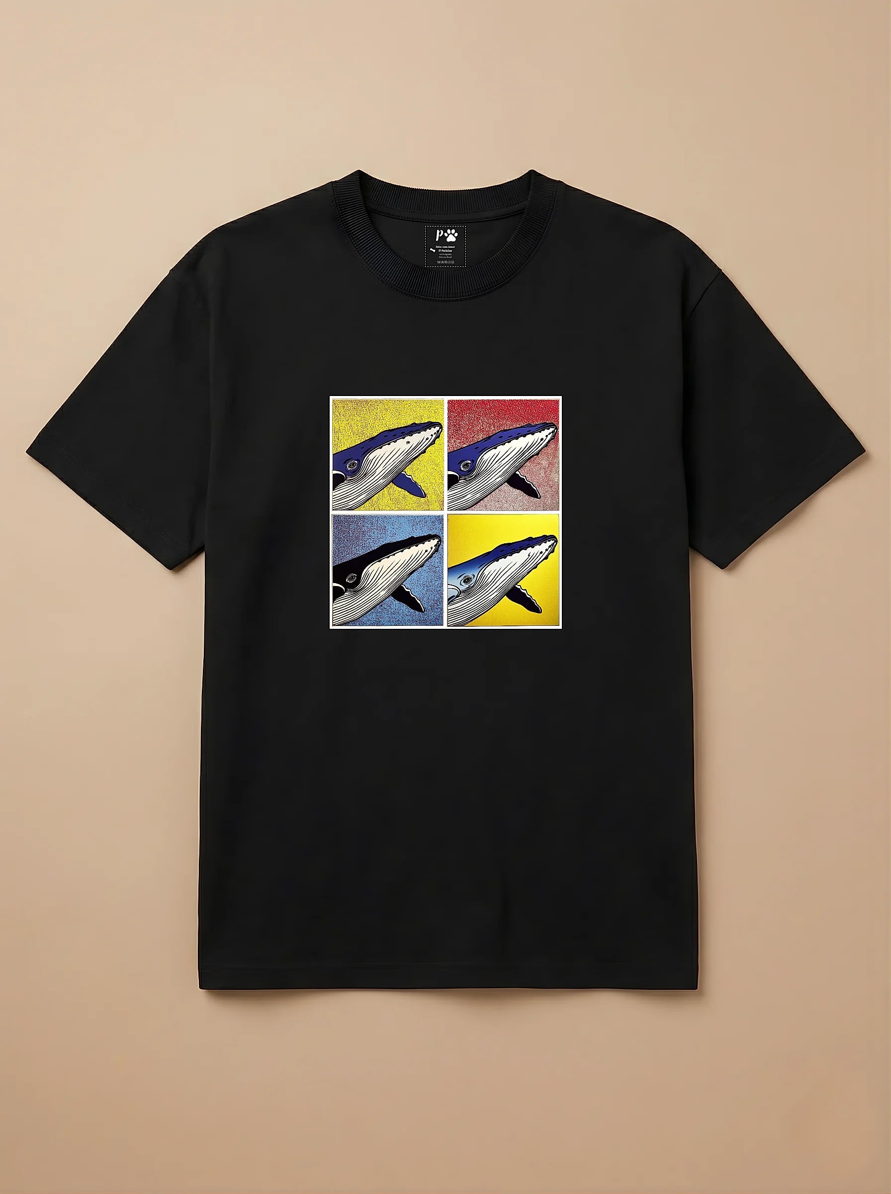 Camisa Quadrinhos - Baleia