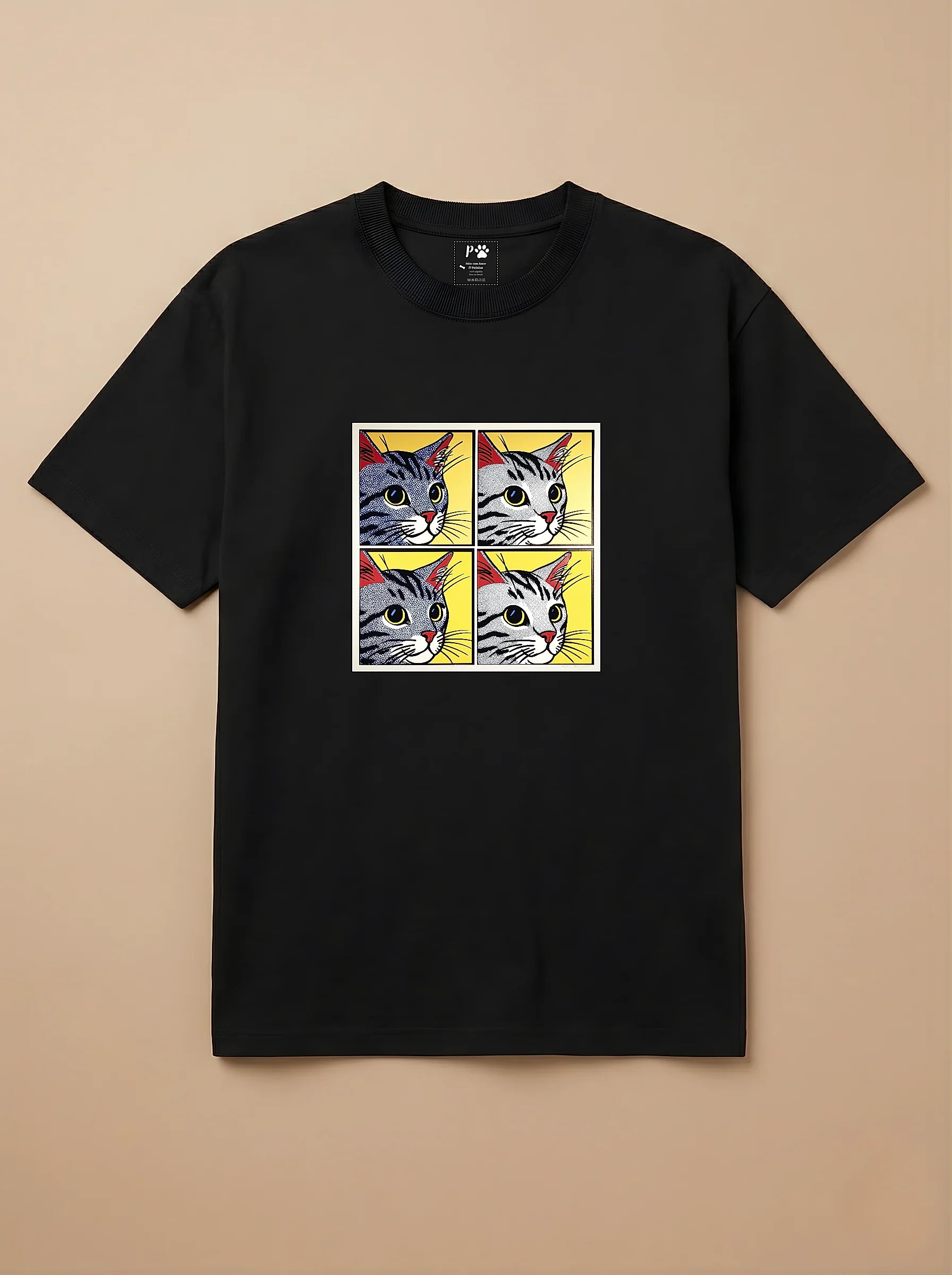 Camisa Quadrinhos - Gato de Bengala