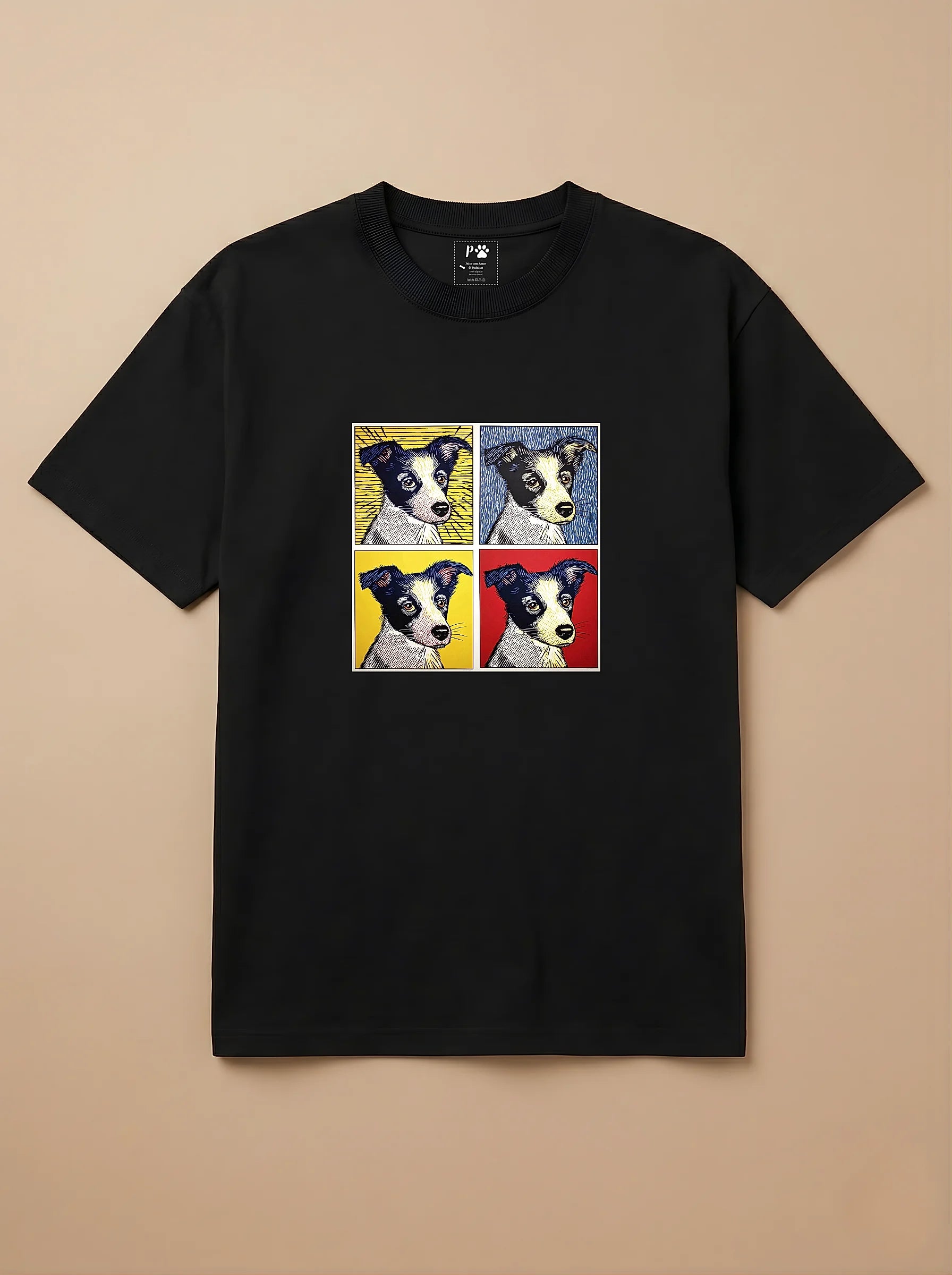 Camisa Quadrinhos - Border Collie