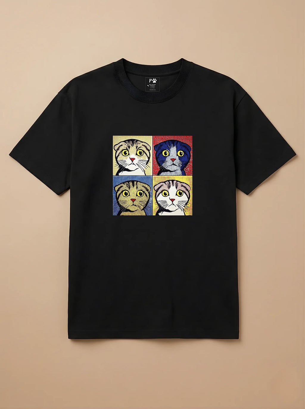 Camisa Quadrinhos - Gato Escocês