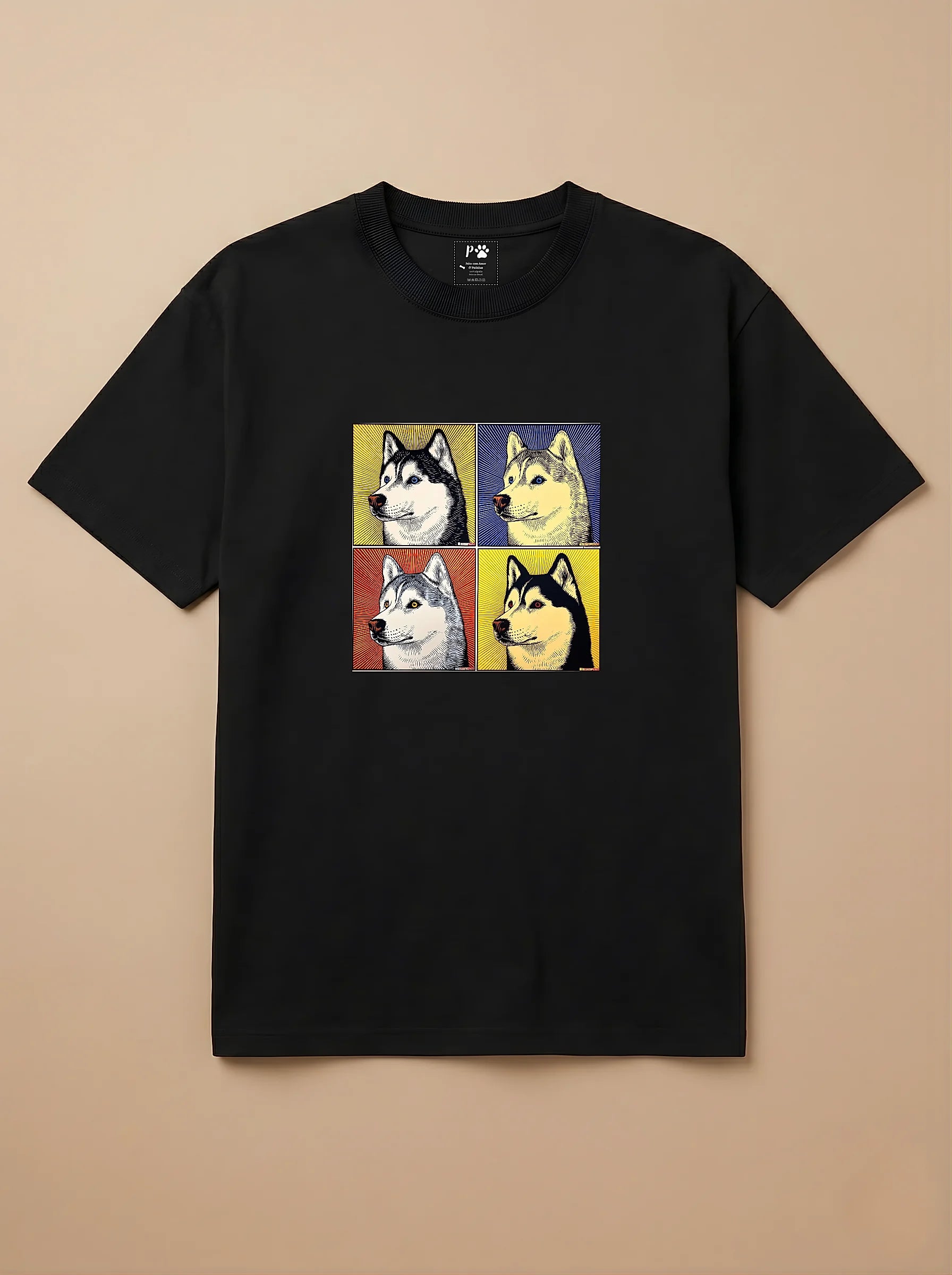 Camisa Quadrinhos - Husky