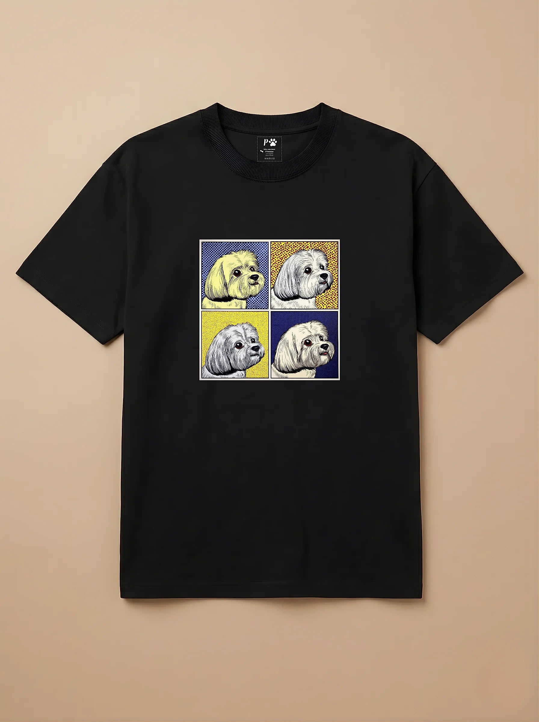 Camisa Quadrinhos - Maltês
