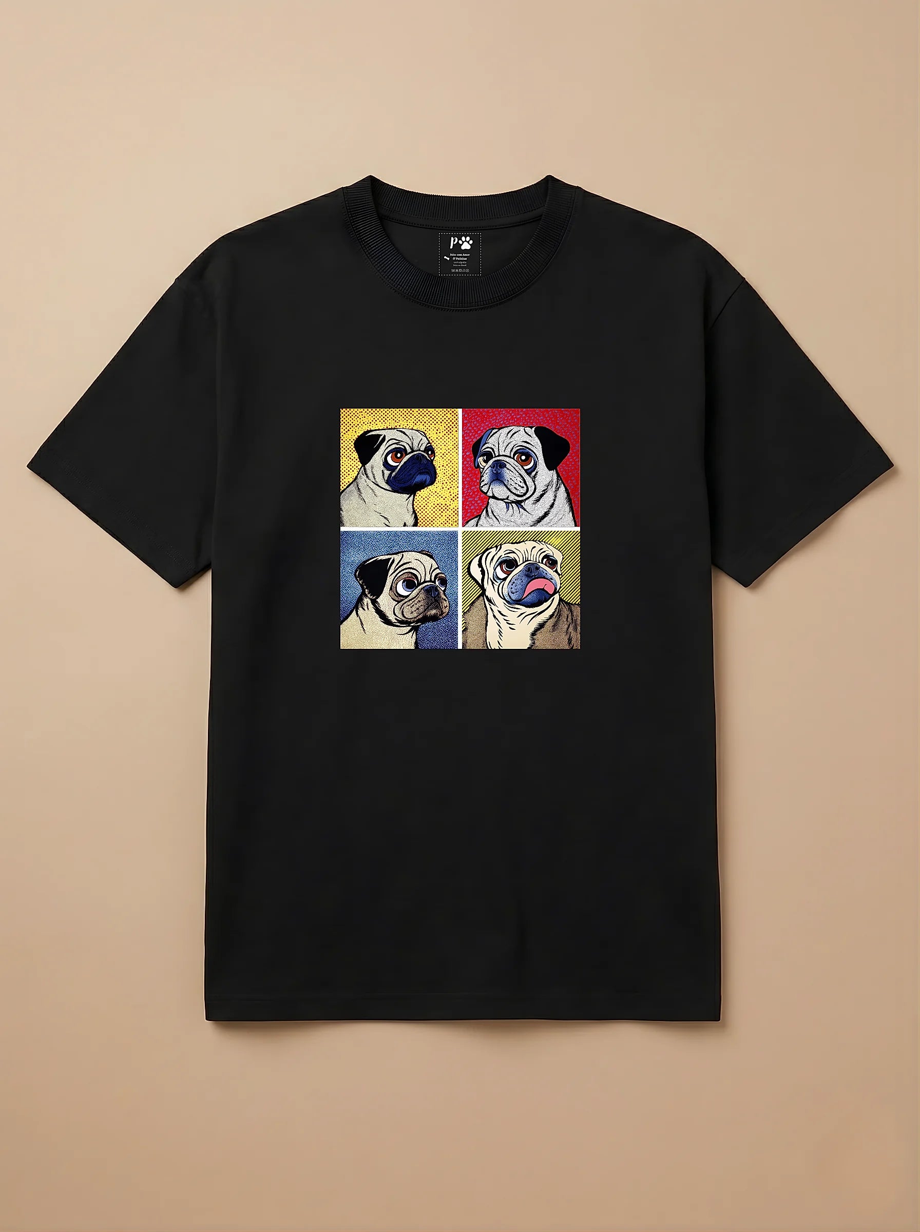 Camisa Quadrinhos - Pug