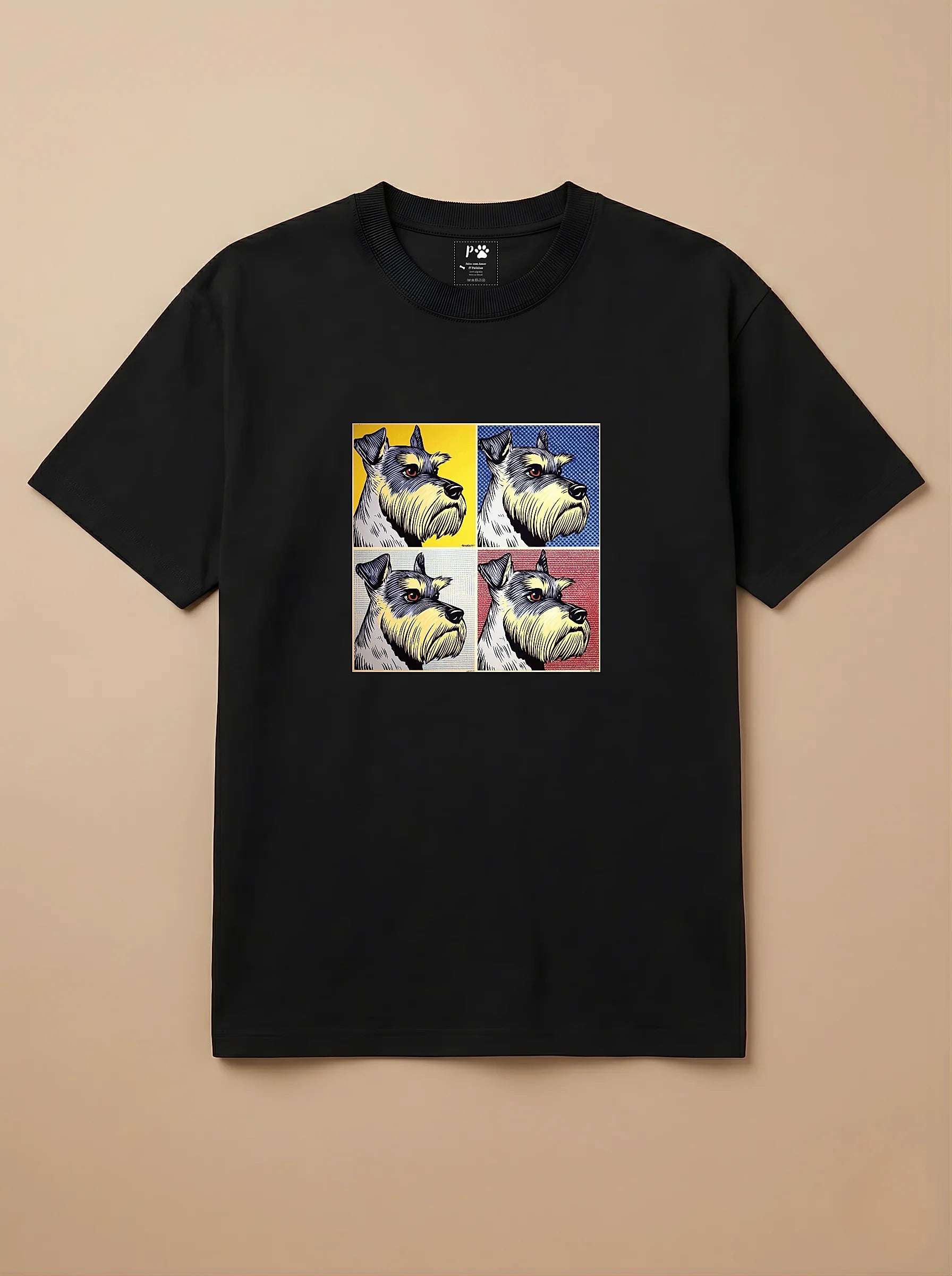 Camisa Quadrinhos - Schnauzer