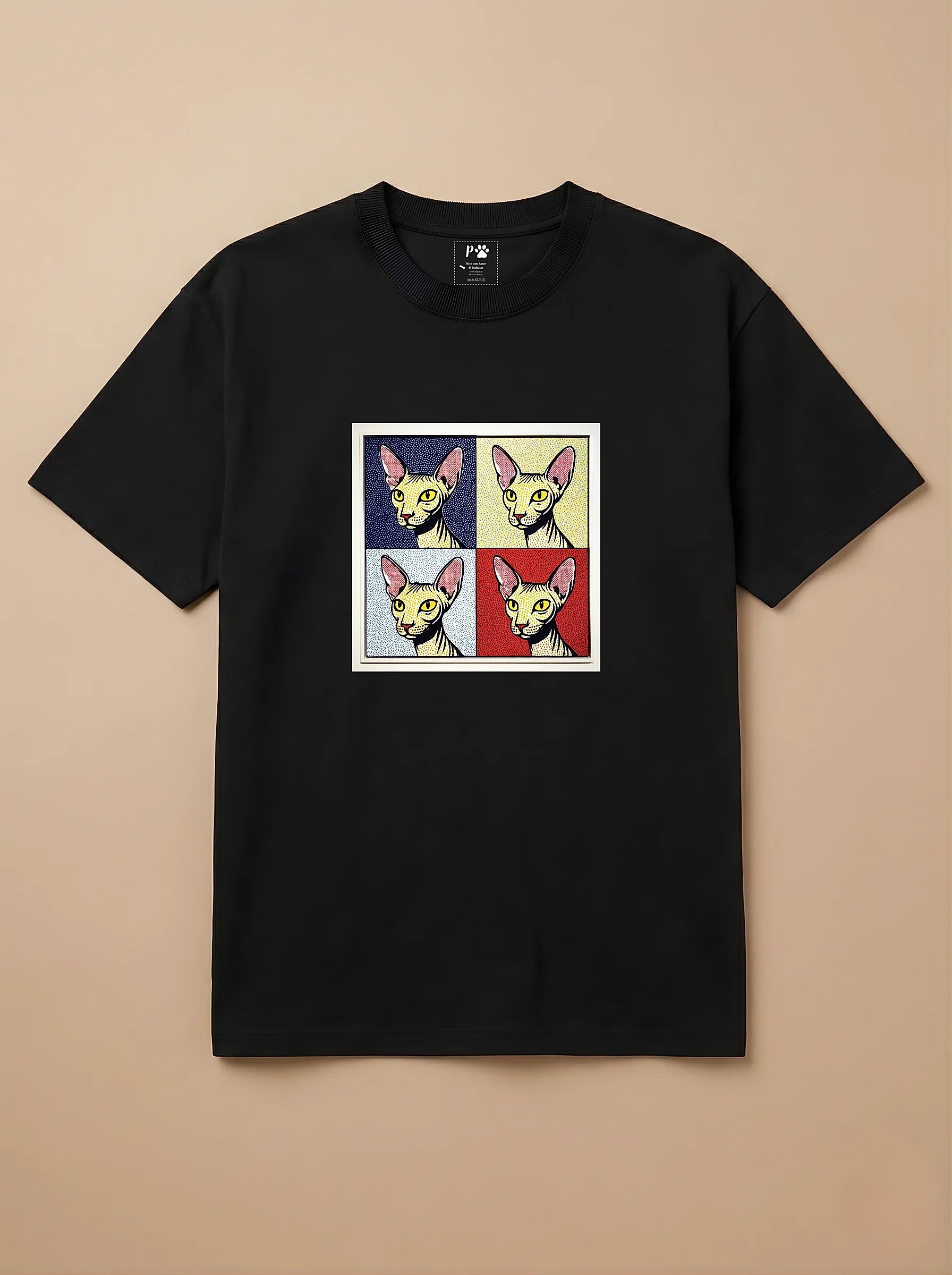 Camisa Quadrinhos - Gato Sphynx
