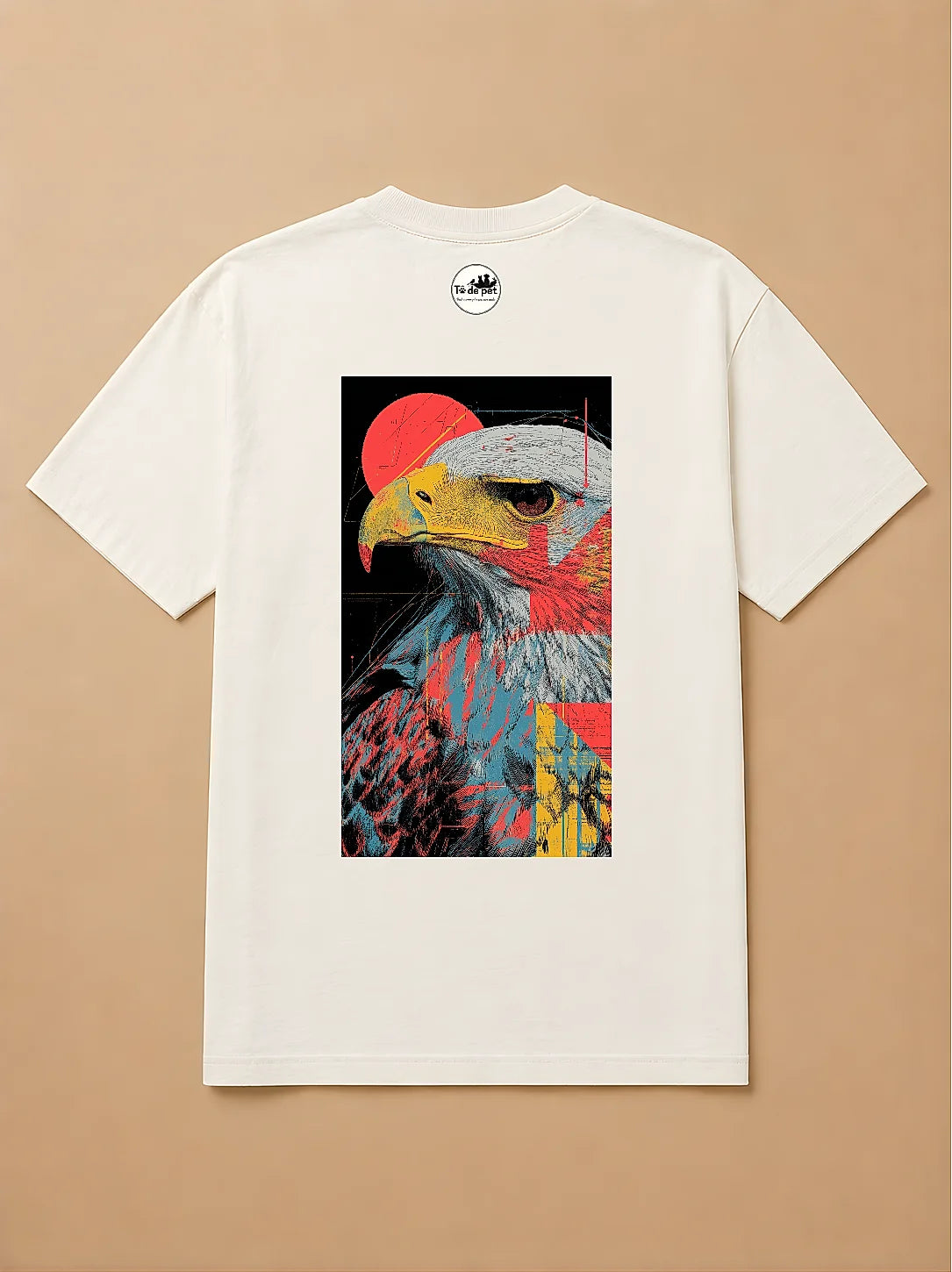 Camisa Oversized Street Art - Águia Careca
