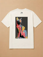 Camisa Oversized Street Art - Gato de Bengala