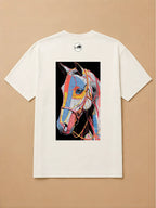 Camisa Oversized Street Art - Cavalo