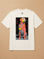 Camisa Oversized Street Art - Golden