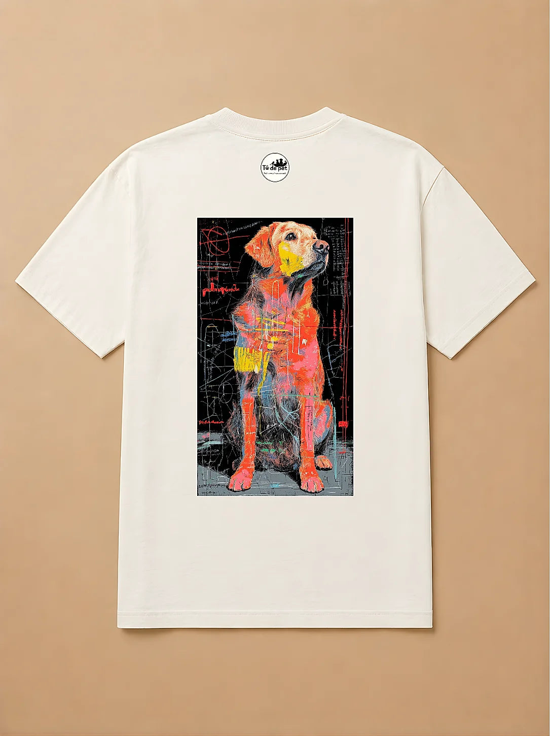 Camisa Oversized Street Art - Golden