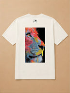 Camisa Oversized Street Art - Leão