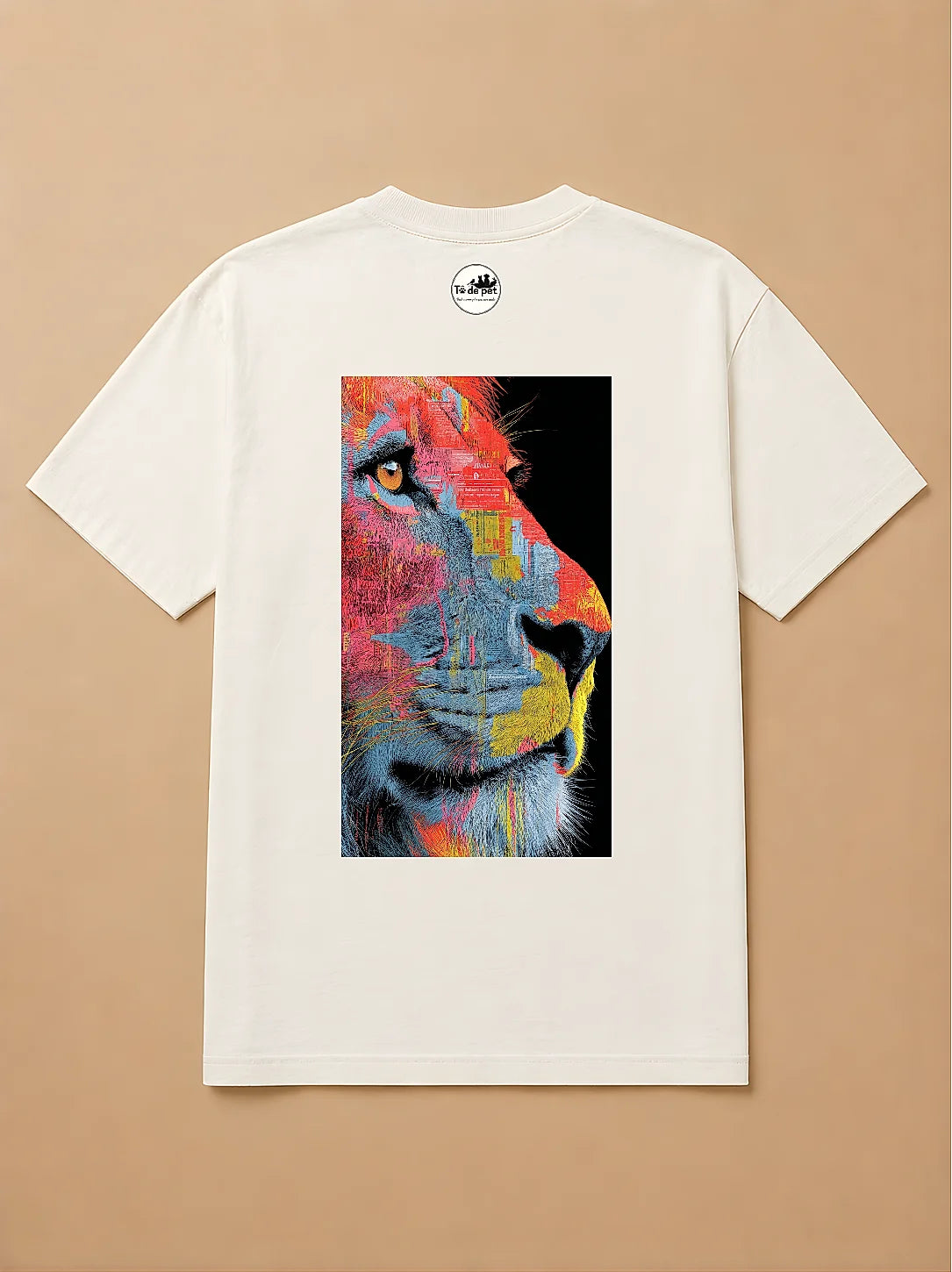 Camisa Oversized Street Art - Leão