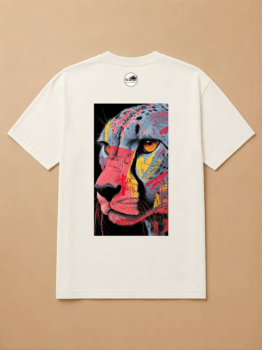 Camisa Oversized Street Art - Leopardo