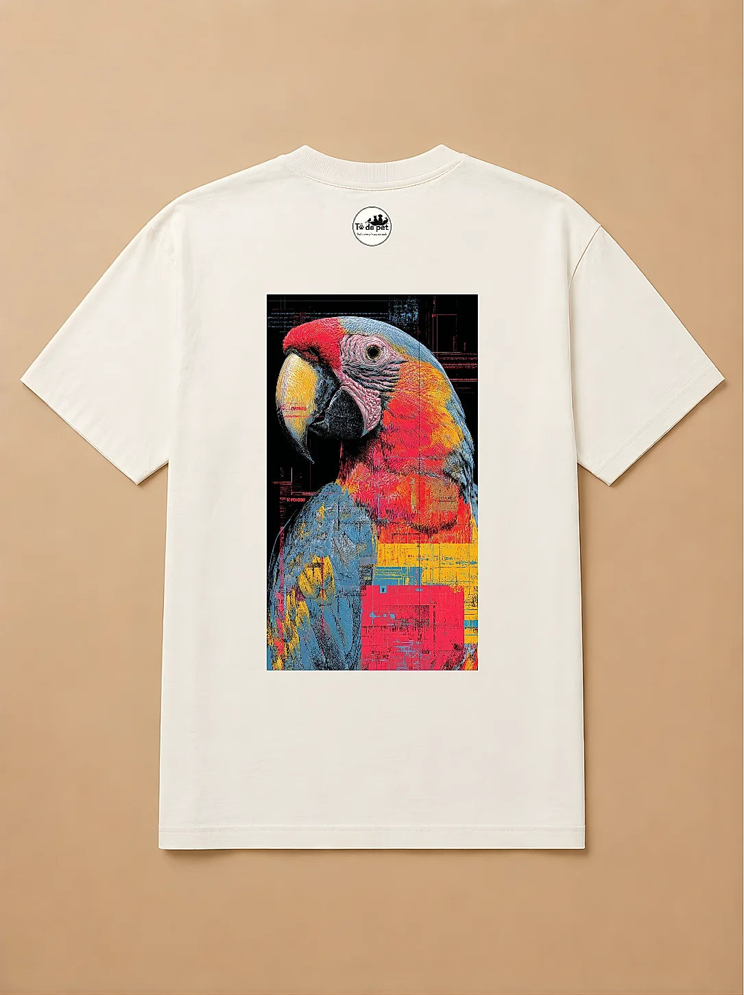Camisa Oversized Street Art - Papagaio