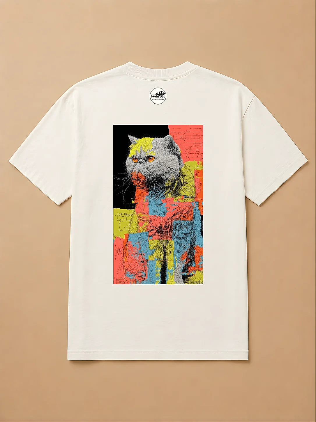 Camisa Oversized Street Art - Persa