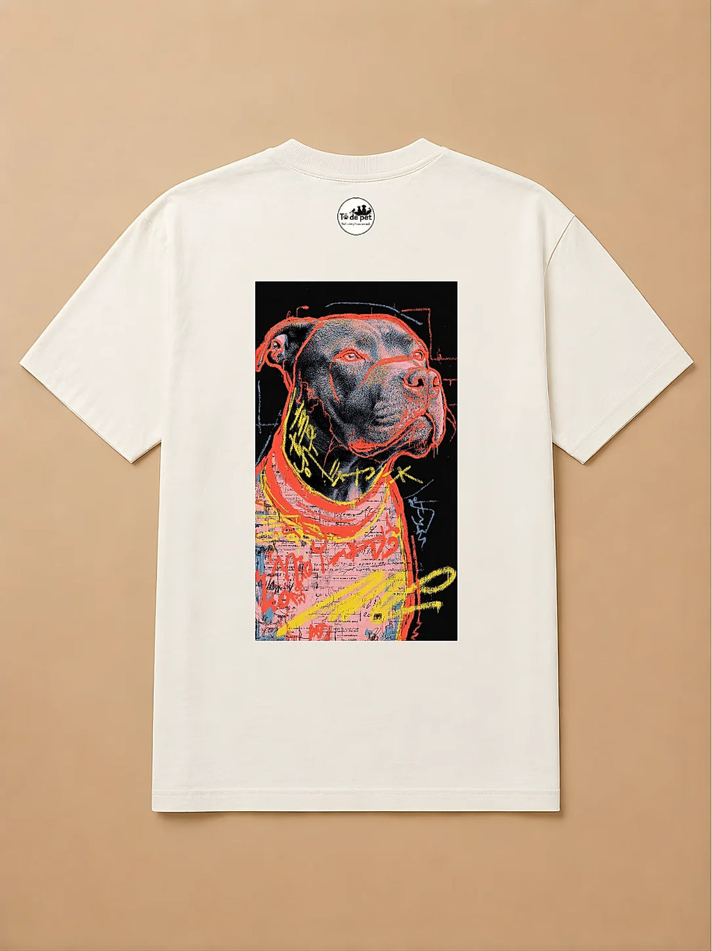 Camisa Oversized Street Art - Pitbull
