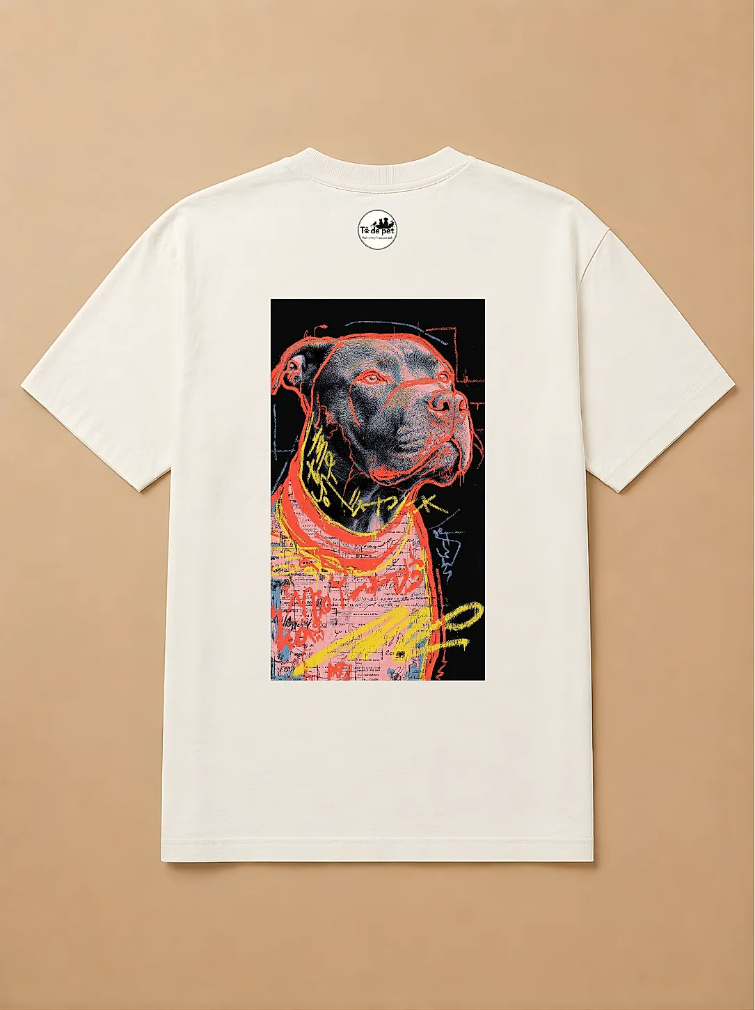 Camisa Oversized Street Art - Pitbull