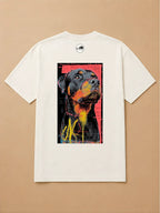 Camisa Oversized Street Art - Rottweiler