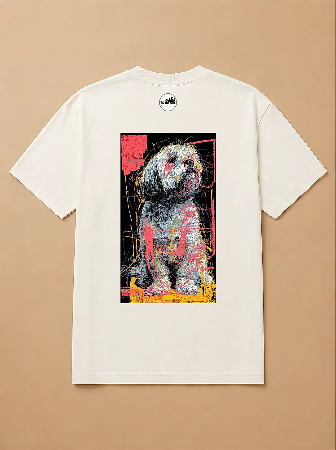 Camisa Oversized Street Art - Shih Tzu