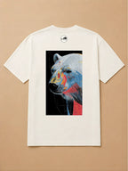 Camisa Oversized Street Art - Urso Polar