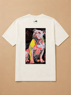 Camisa Oversized Street Art - Bulldog Inglês