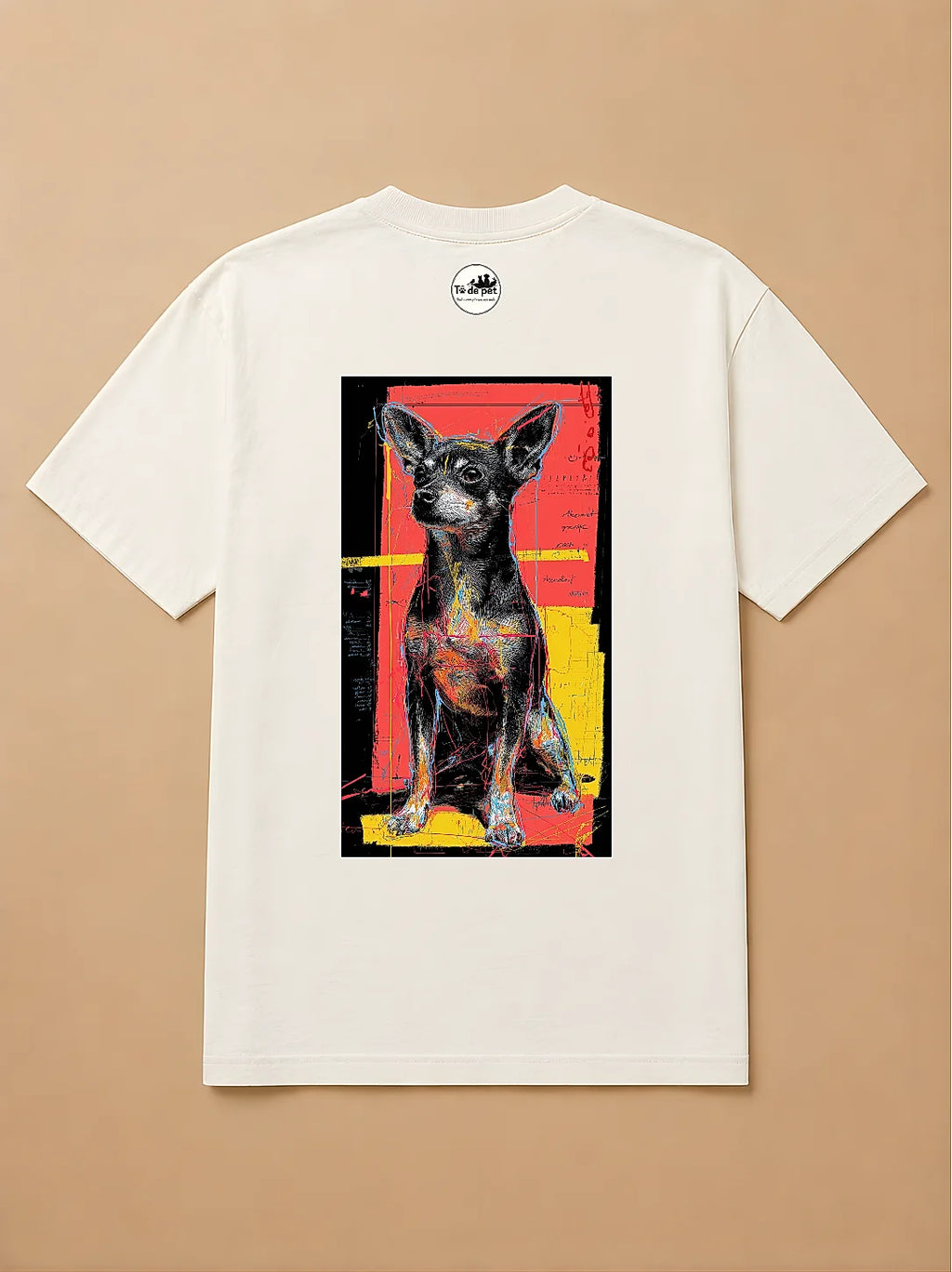 Camisa Oversized Street Art - Chihuahua