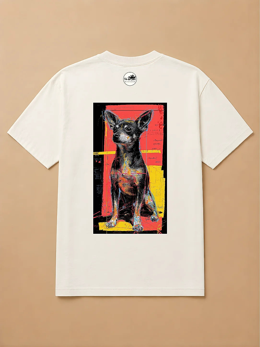 Camisa Oversized Street Art - Chihuahua