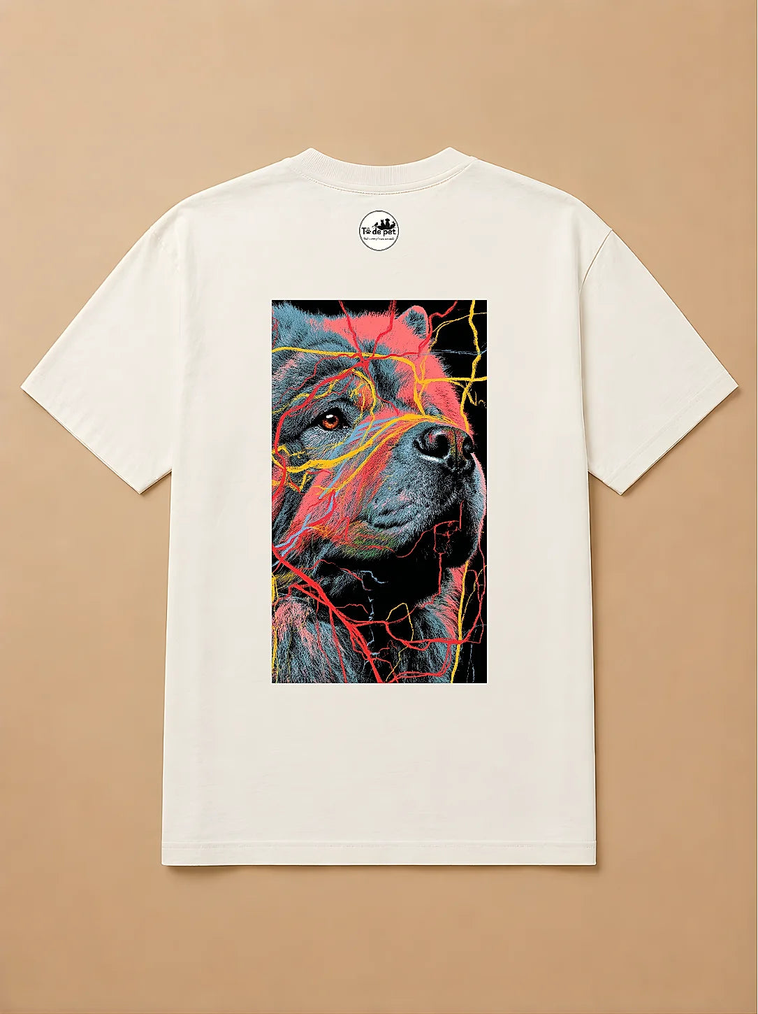 Camisa Oversized Street Art - Chow Chow