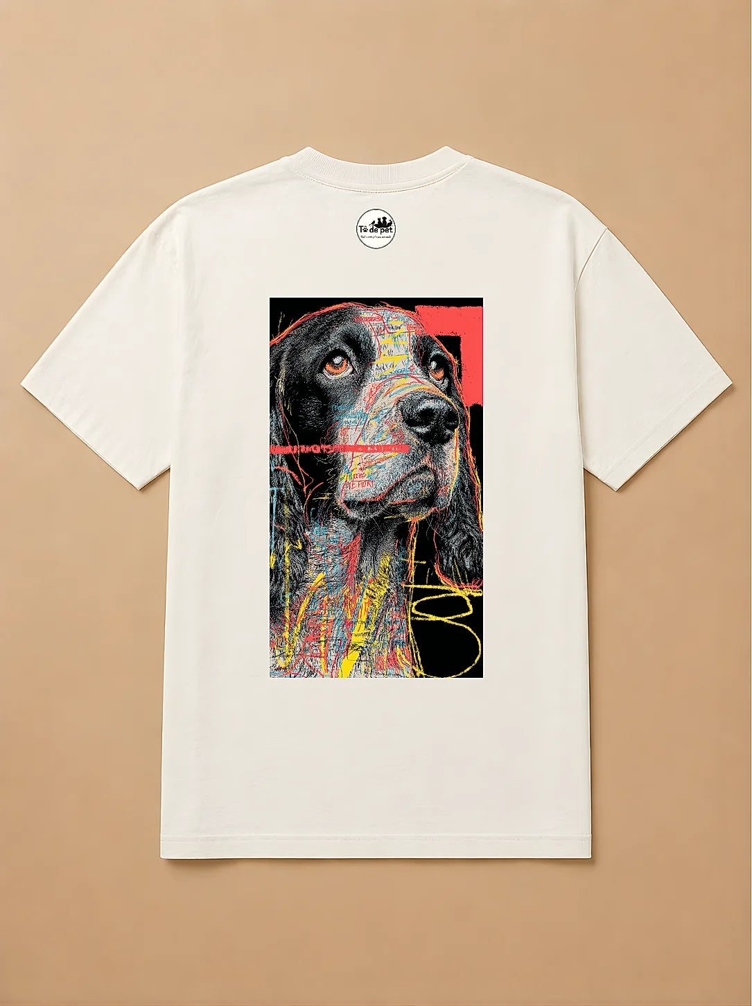 Camisa Oversized Street Art - Cocker Spaniel