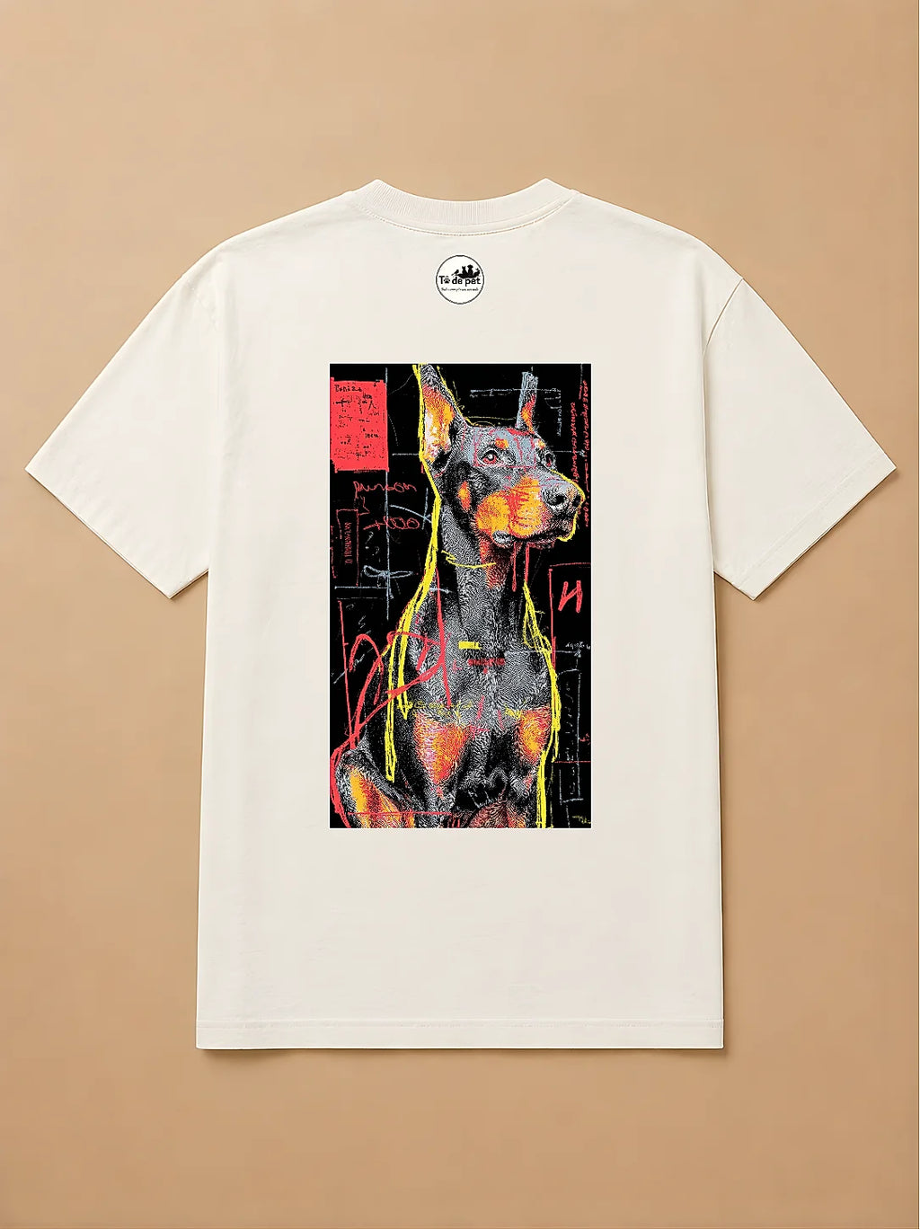 Camisa Oversized Street Art - Dobermann