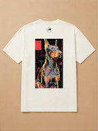 Camisa Oversized Street Art - Dobermann
