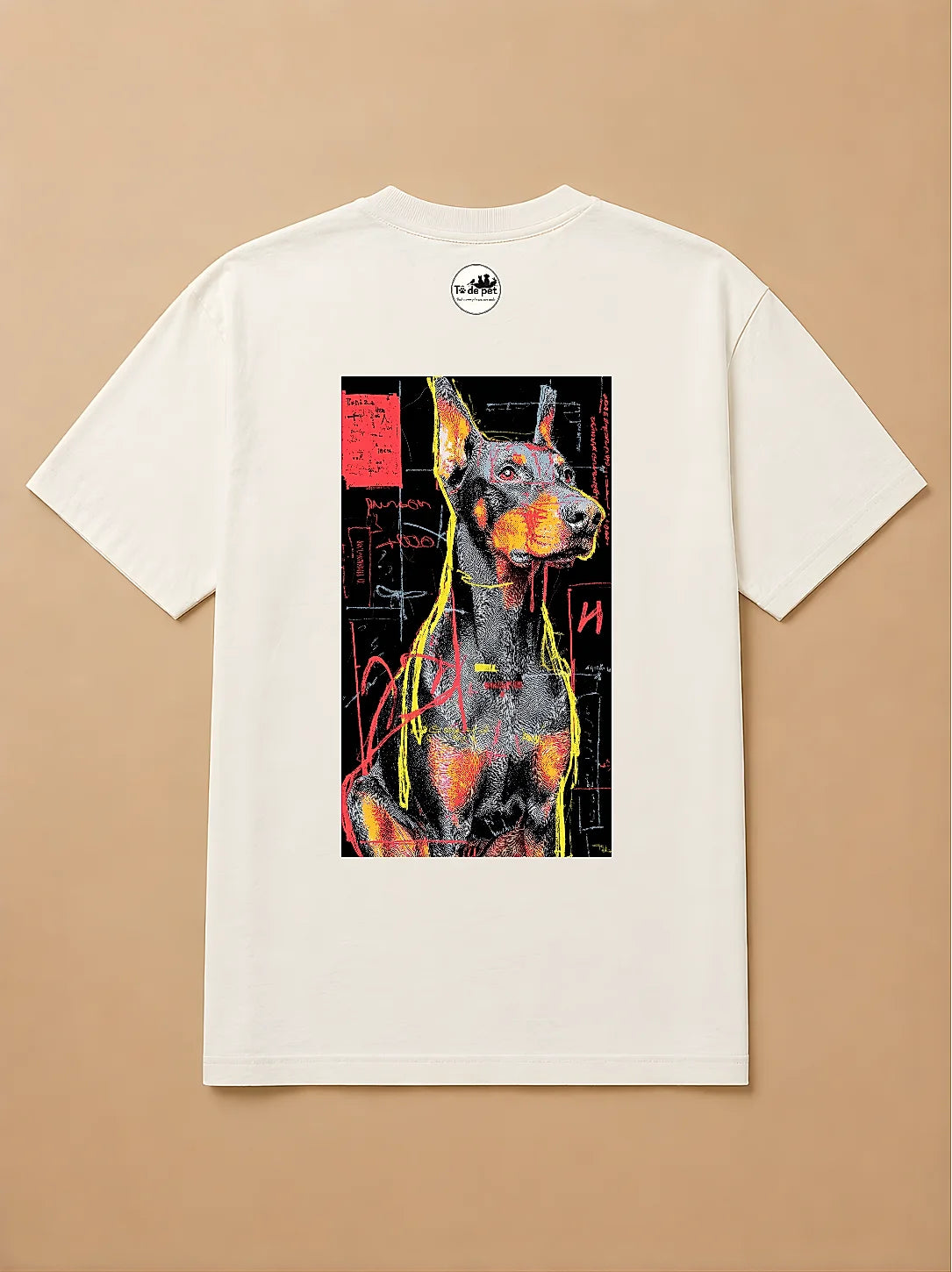 Camisa Oversized Street Art - Dobermann