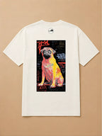 Camisa Oversized Street Art - Pug