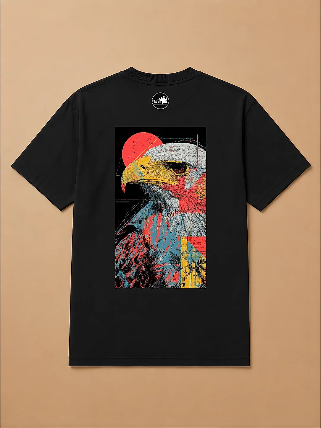 Camisa Oversized Street Art - Águia Careca