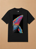 Camisa Oversized Street Art - Baleia