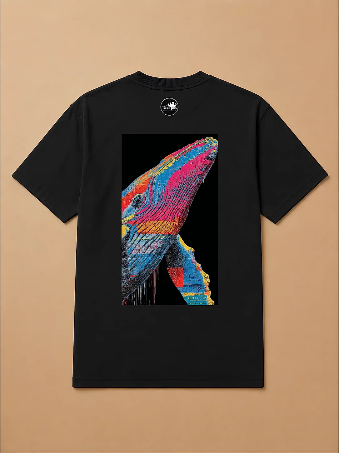 Camisa Oversized Street Art - Baleia
