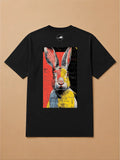 Camisa Oversized Street Art - Coelho