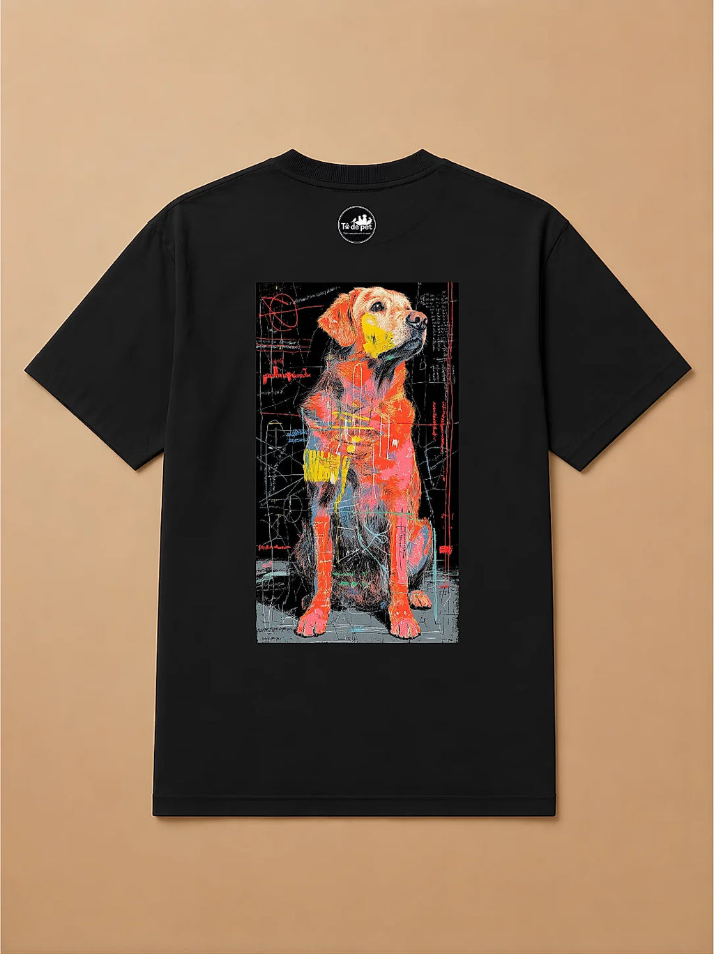 Camisa Oversized Street Art - Golden
