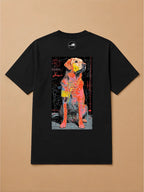 Camisa Oversized Street Art - Golden